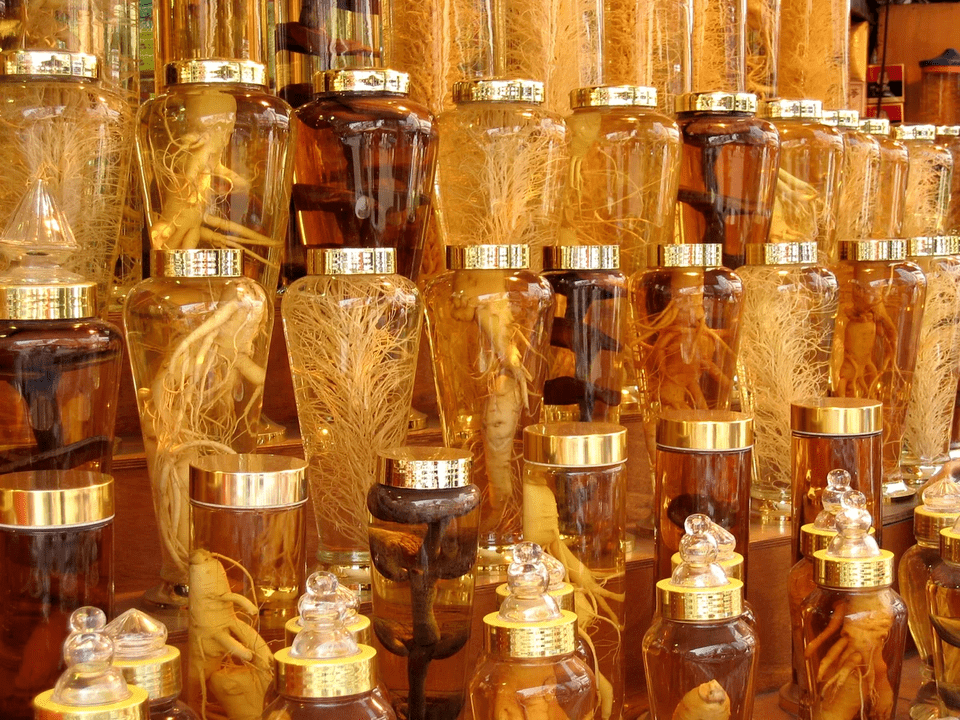Ginseng root to increase potency